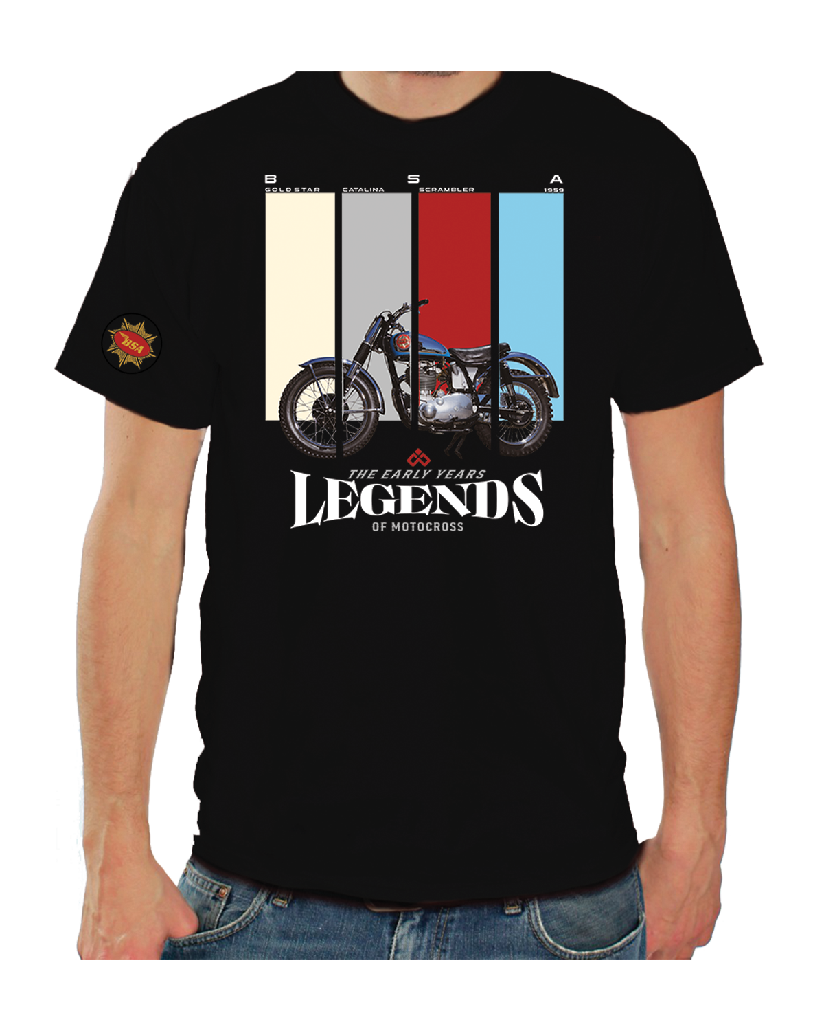 WHITE BROTHERS LEGENDS 'BSA' TEE