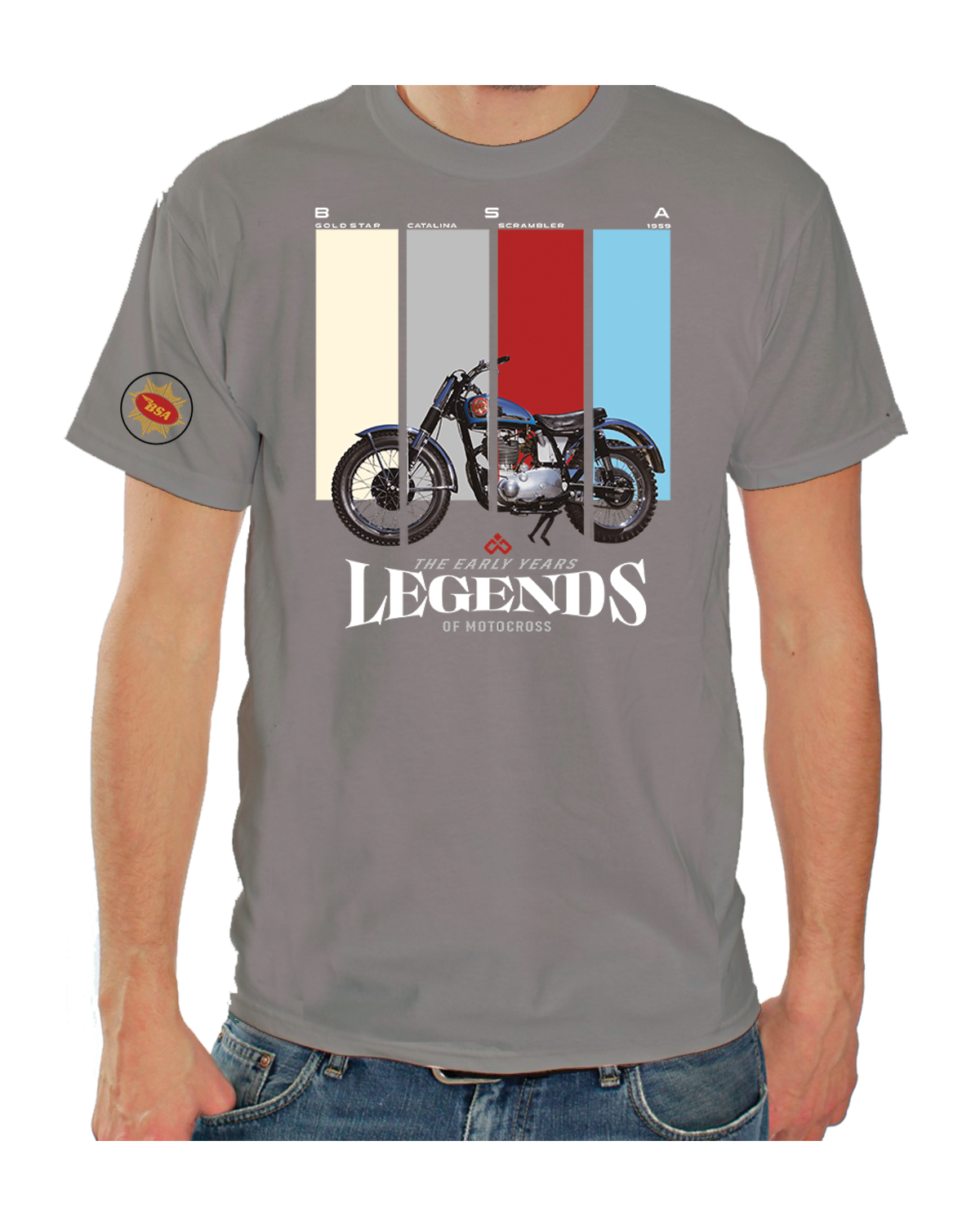 WHITE BROTHERS LEGENDS 'BSA' TEE - Image 3